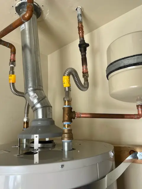 Water heater installation and plumbing repair in Speer