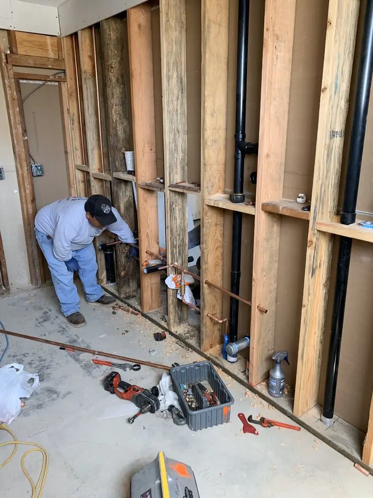 Commercial rough-in plumbing for Gas Line Repair in Speer